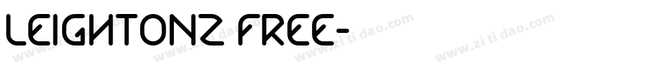 Leightonz FREE字体转换